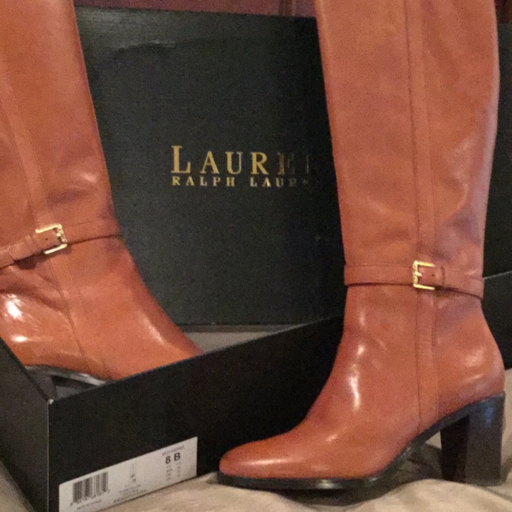 Ralph Lauren leather boots